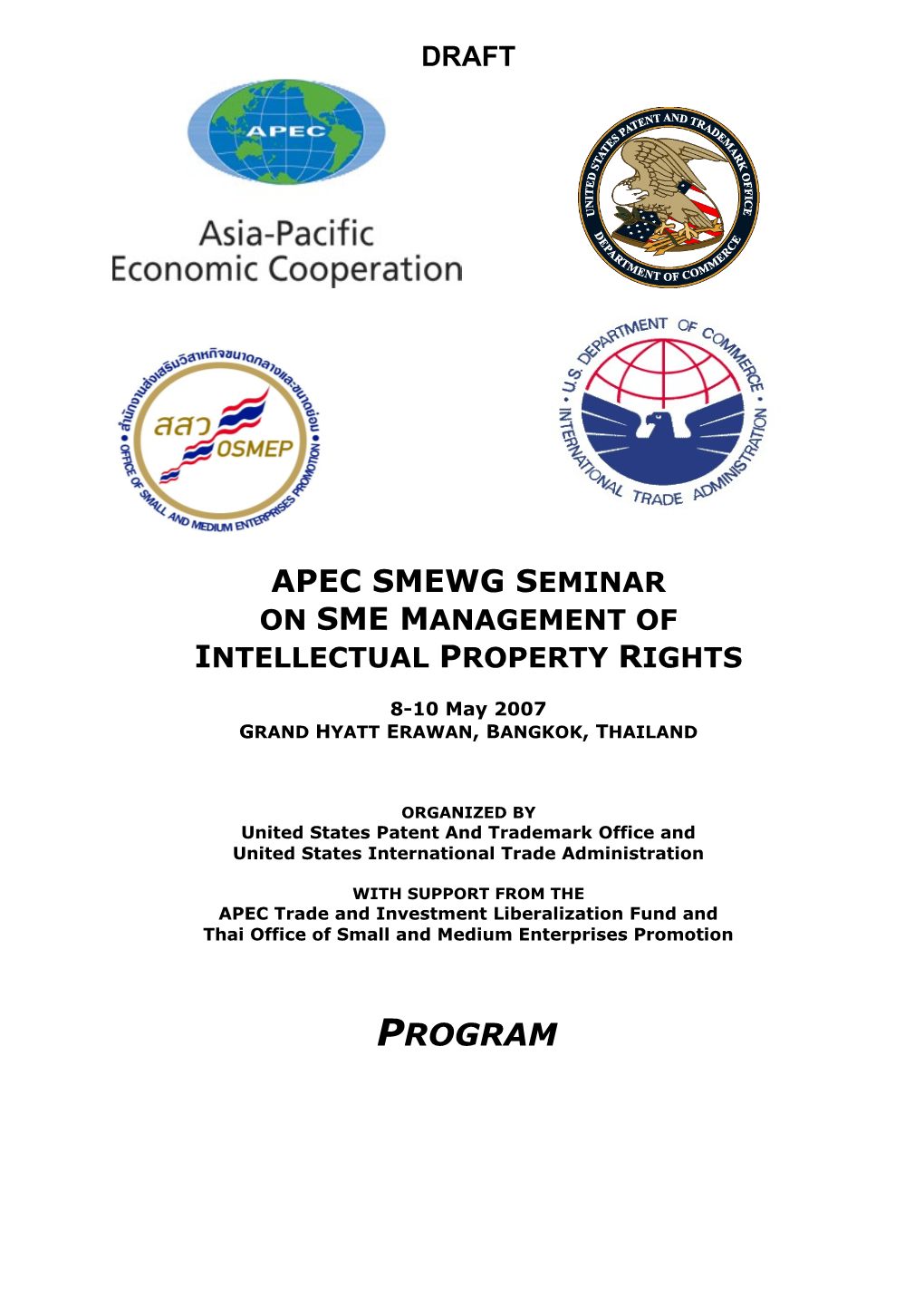 Asean Workshop on Effective Practices for Regulations Related to Optical Disc Production