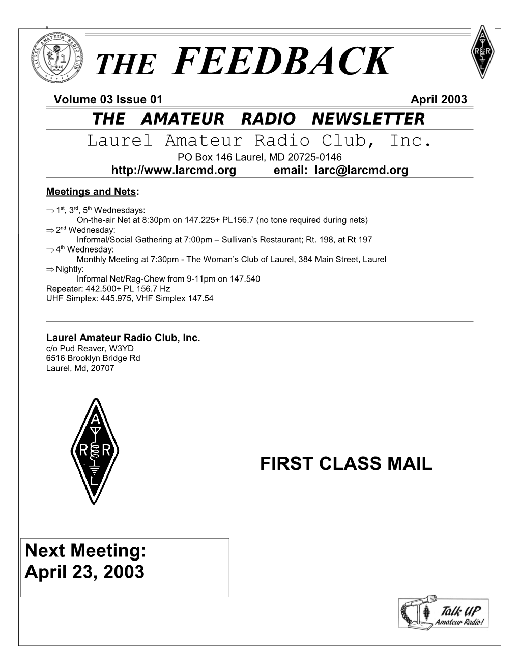 The Amateur Radio Newsletter