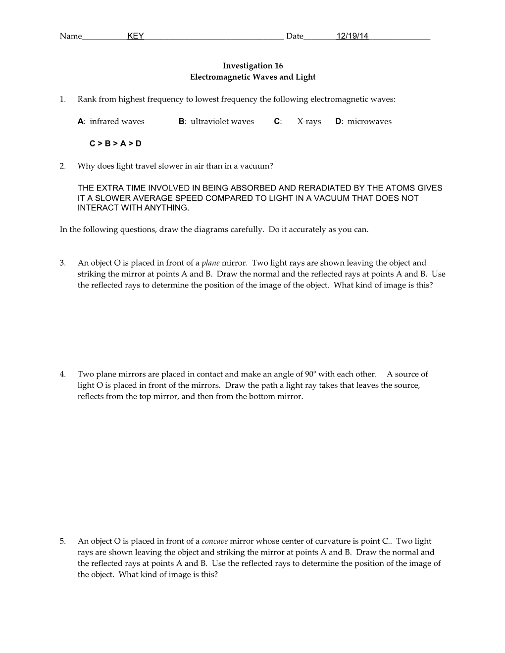 Electromagnetic Waves and Light