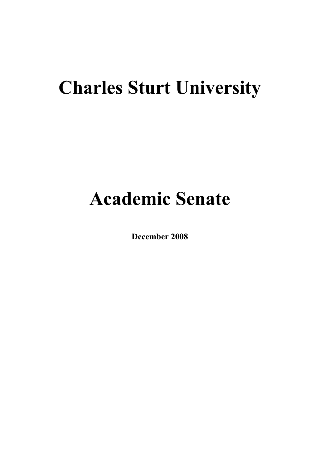 Charles Sturt University