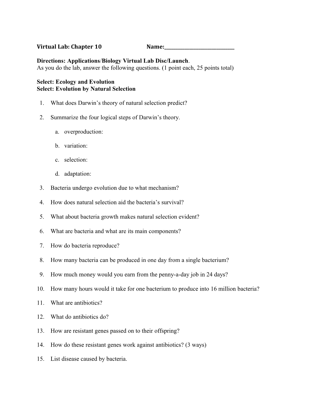 Holt Science Biology Virtual Investigations