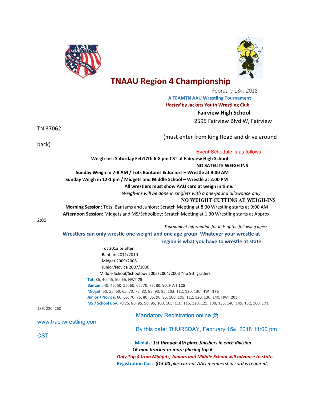 A TEAMTN AAU Wrestling Tournament