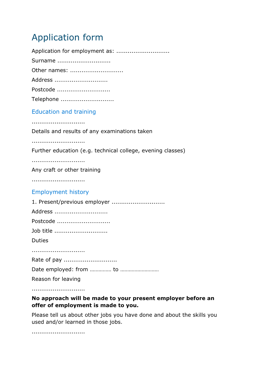 Application Form s3