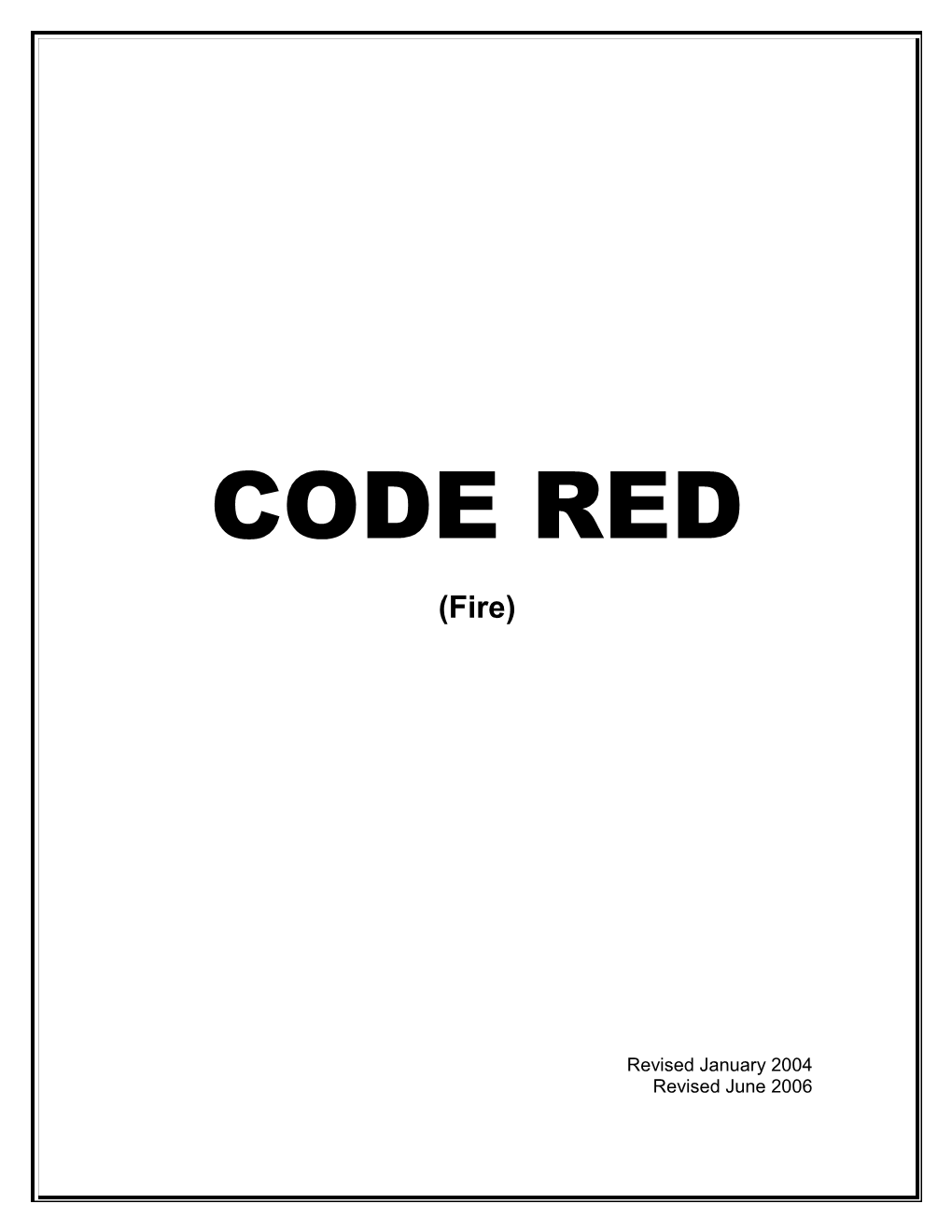 Geraldton District Hospital Code Red