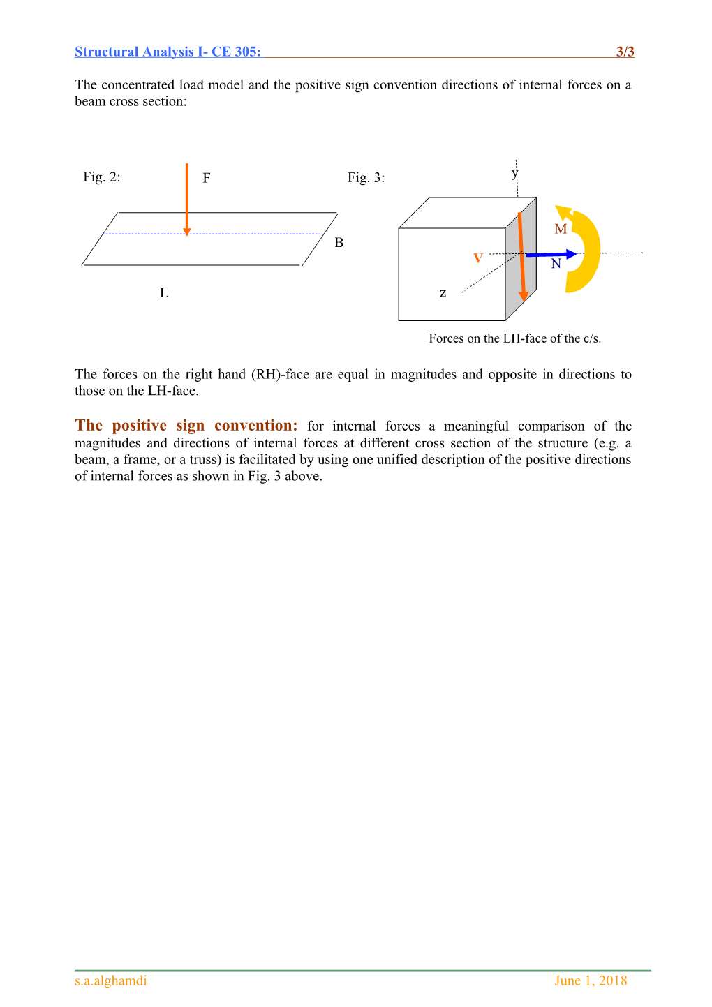 Structural Analysis I- CE 305: 1/3