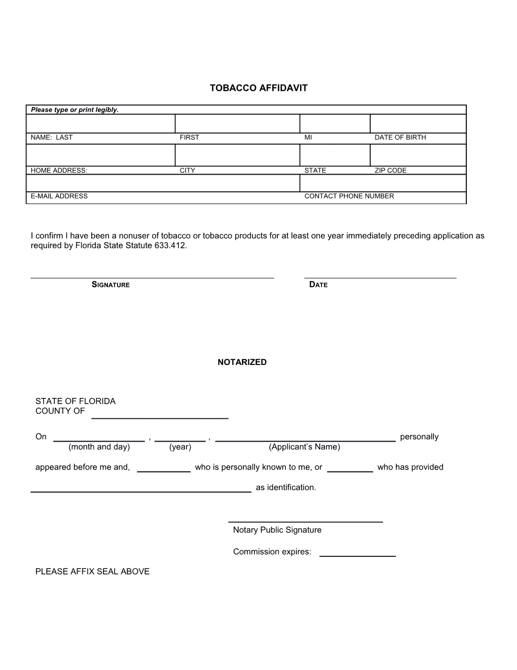 Application for Fire Officer Two Certification