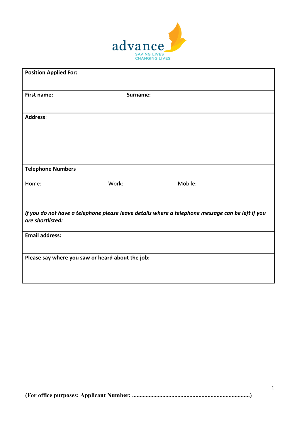 Completed Applications Should Be Emailed To