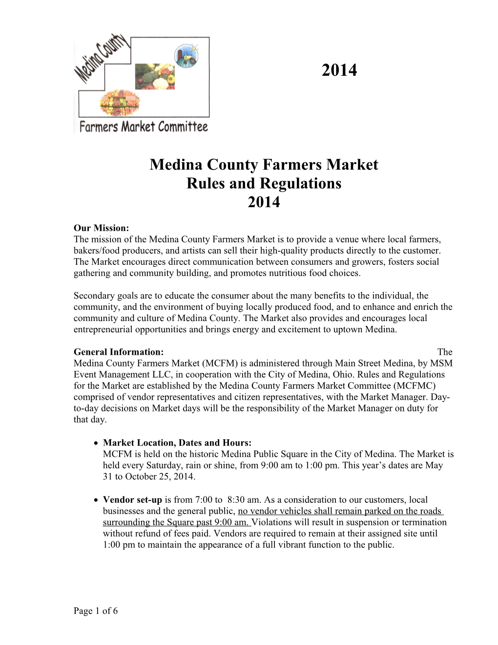 Medina County Farmers Market