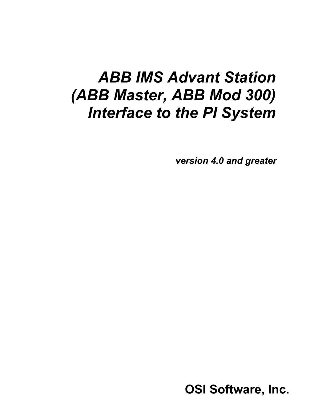 ABB IMS Advant Station