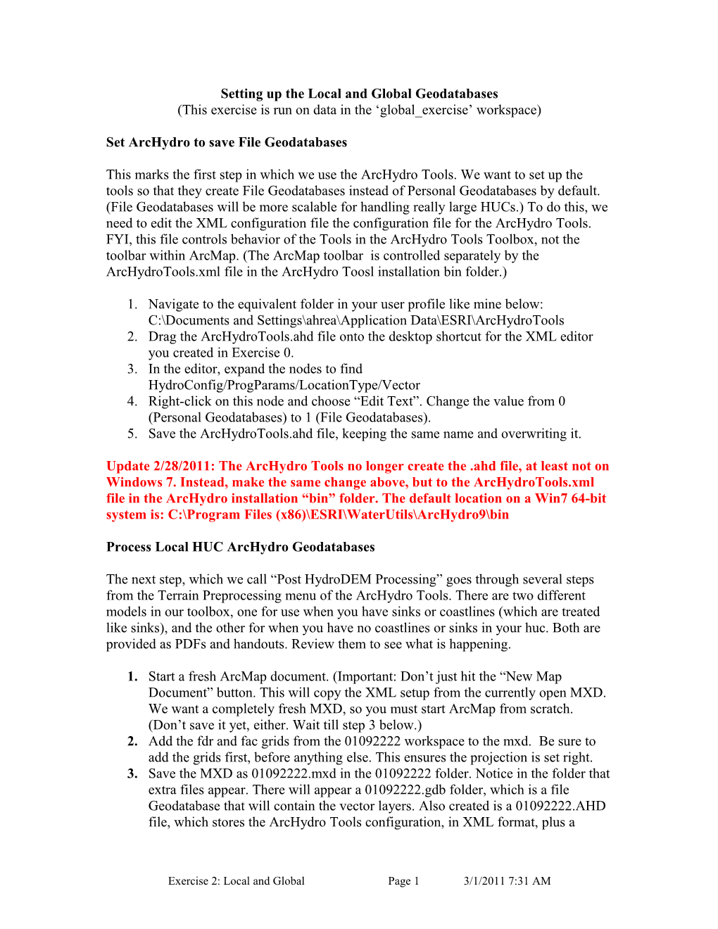 Setting up Longest Flow Path