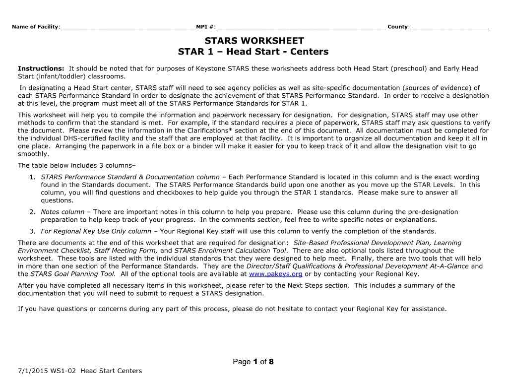 SS1-02 STAR 1 Worksheet - Centers s1