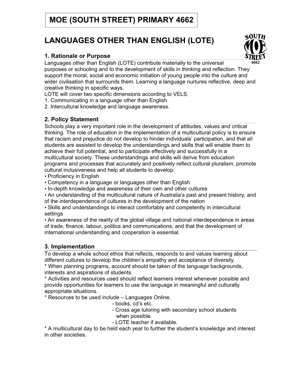 Policy Writing Framework