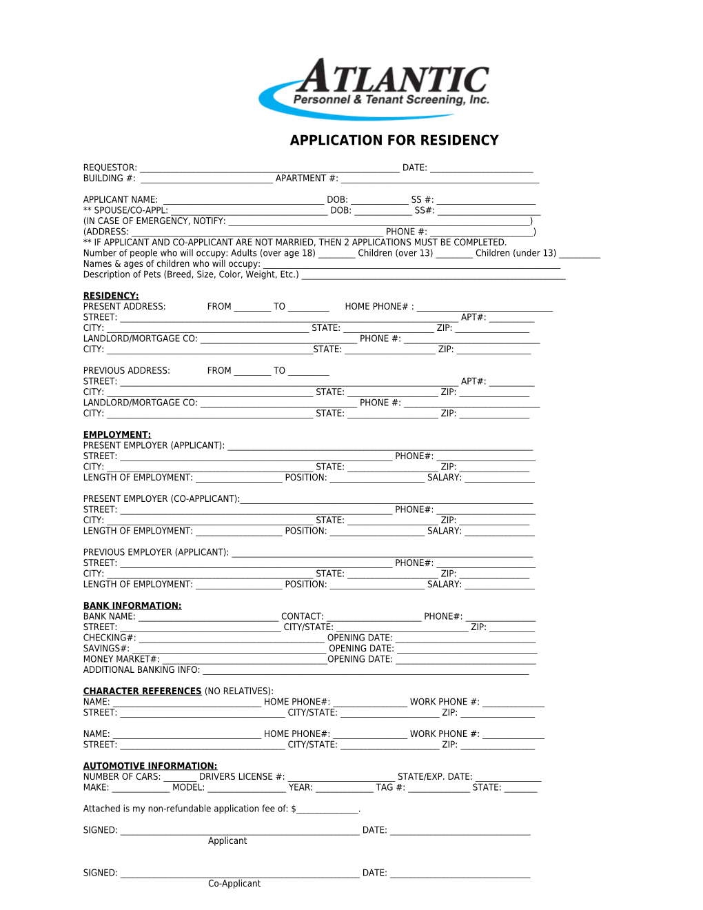 Tenant--Disclosure And Authorization Form (00479782-3).DOC