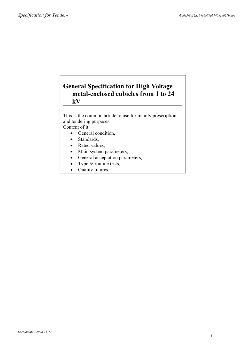 3. Rated Voltage and Short-Time Withstand Current P. 3