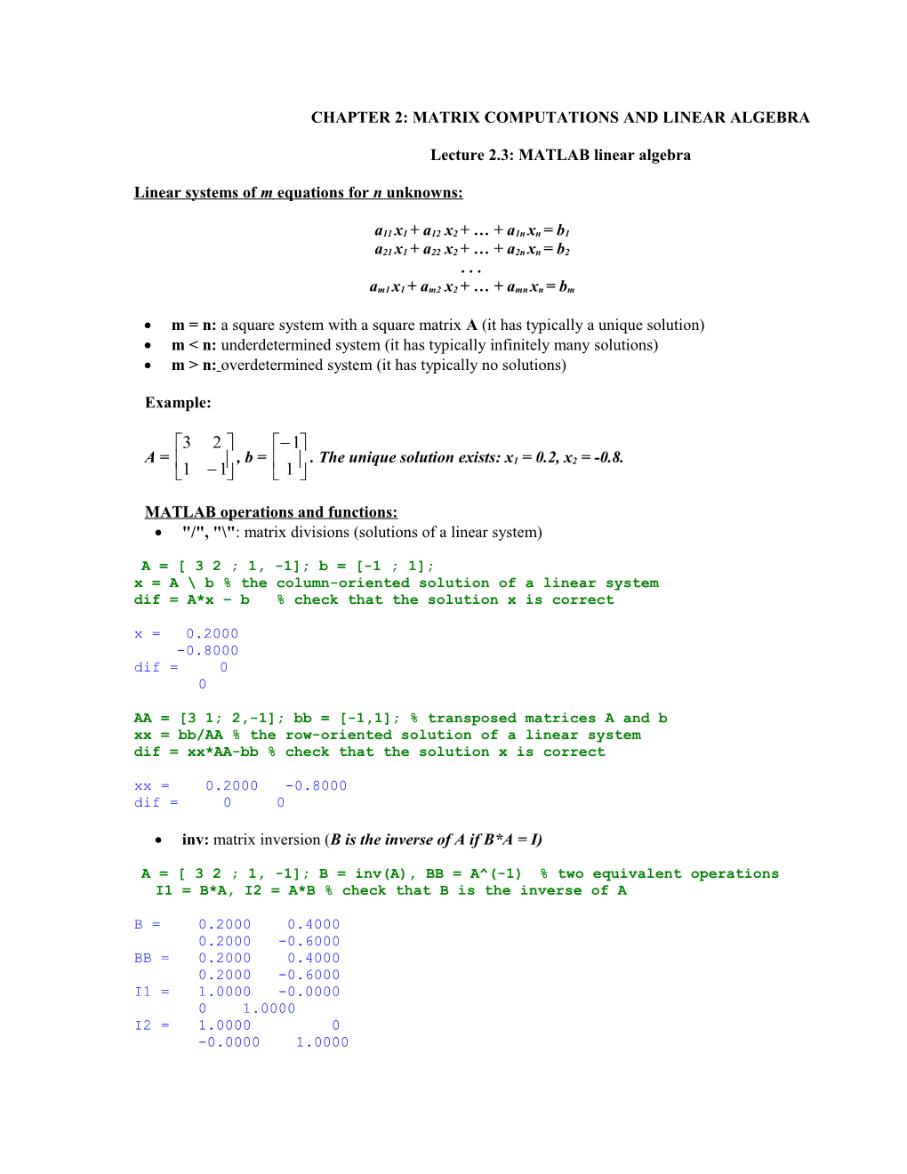 The MATLAB Notebook V1.5.2 s5