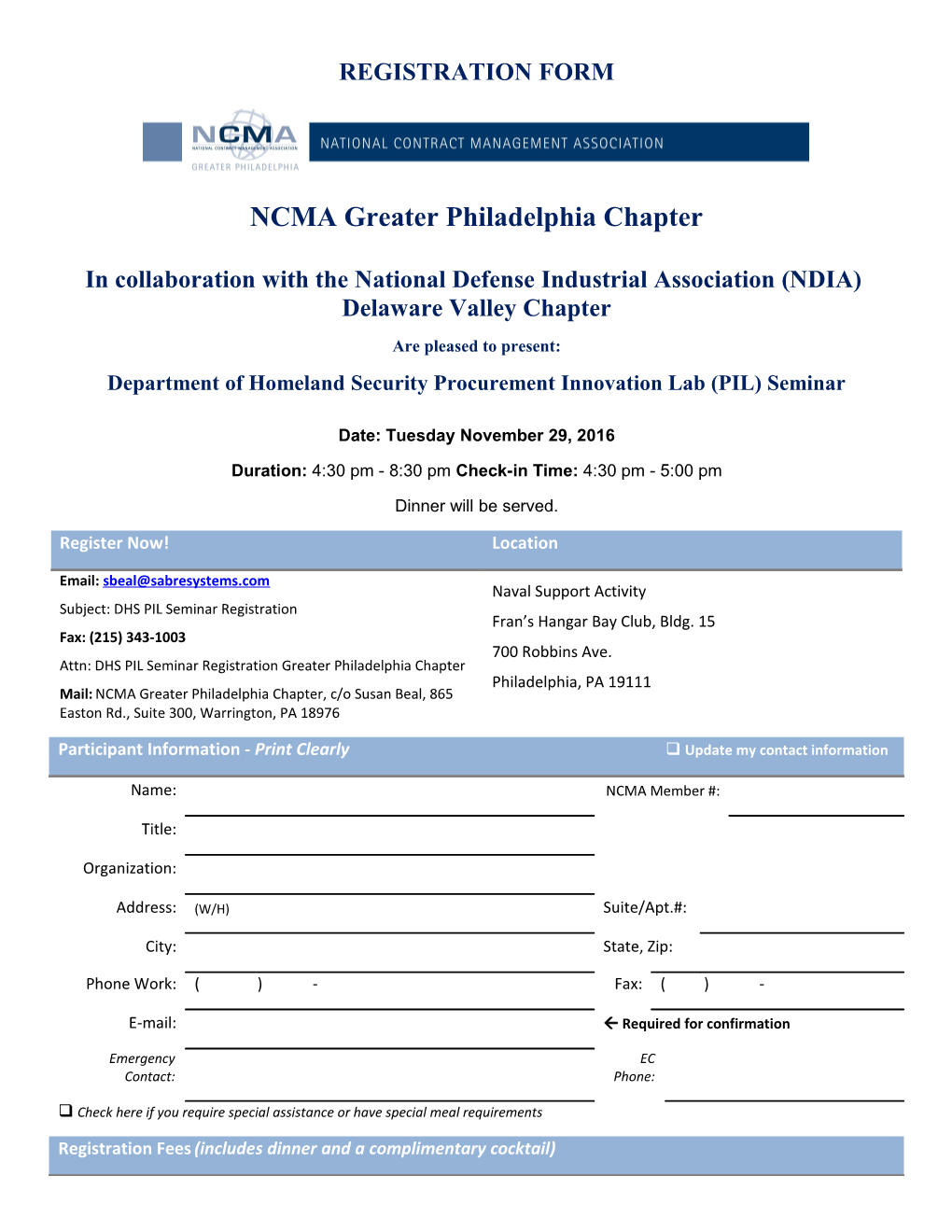 NCMA Greater Philadelphia Chapter