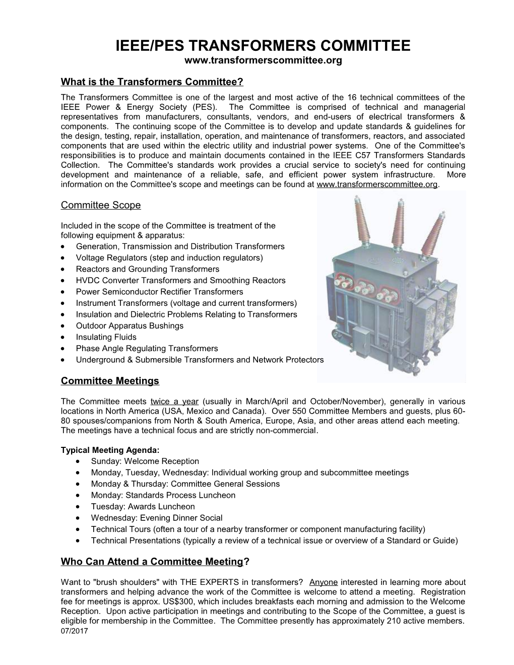 Ieee/Pes Transformers Committee s2