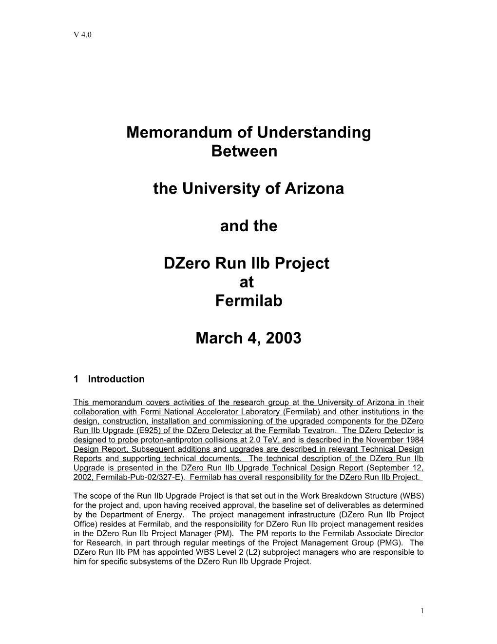 Memorandum of Understanding s36