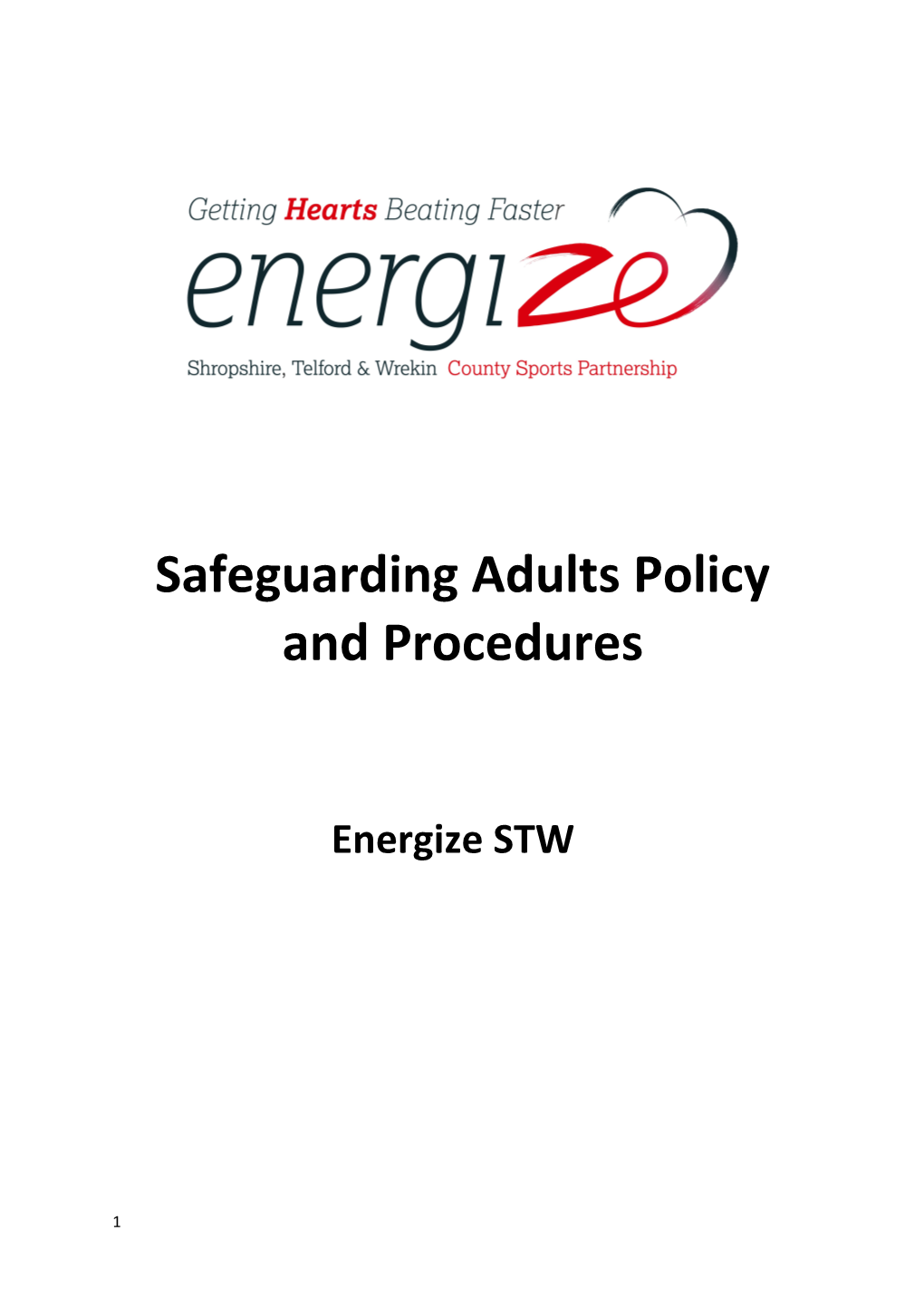 Safeguarding Adults Policy and Procedures