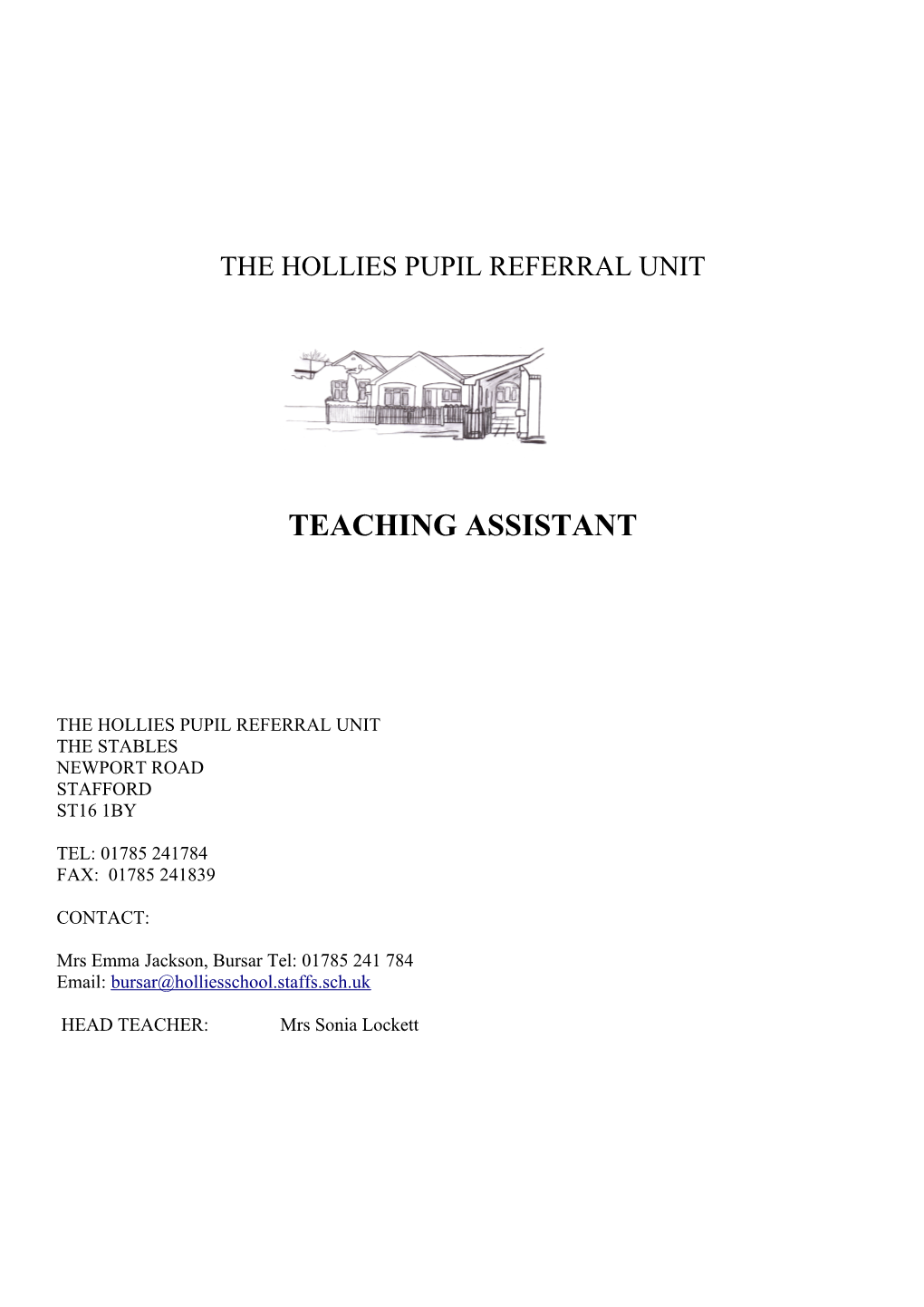 The Hollies Pupil Referral Unit