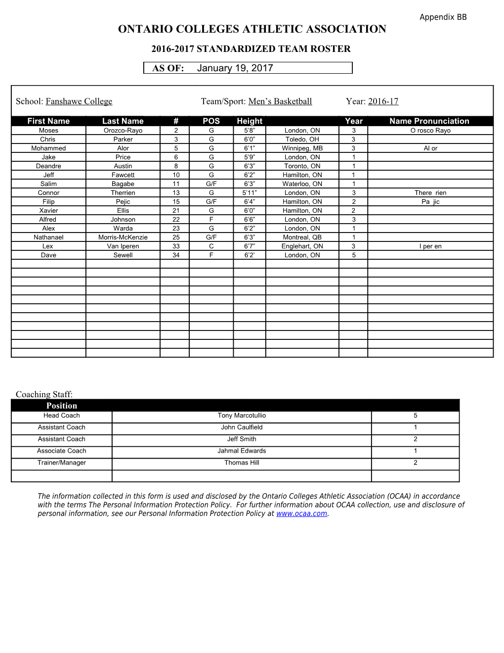 Ontario Colleges Athletic Association s5