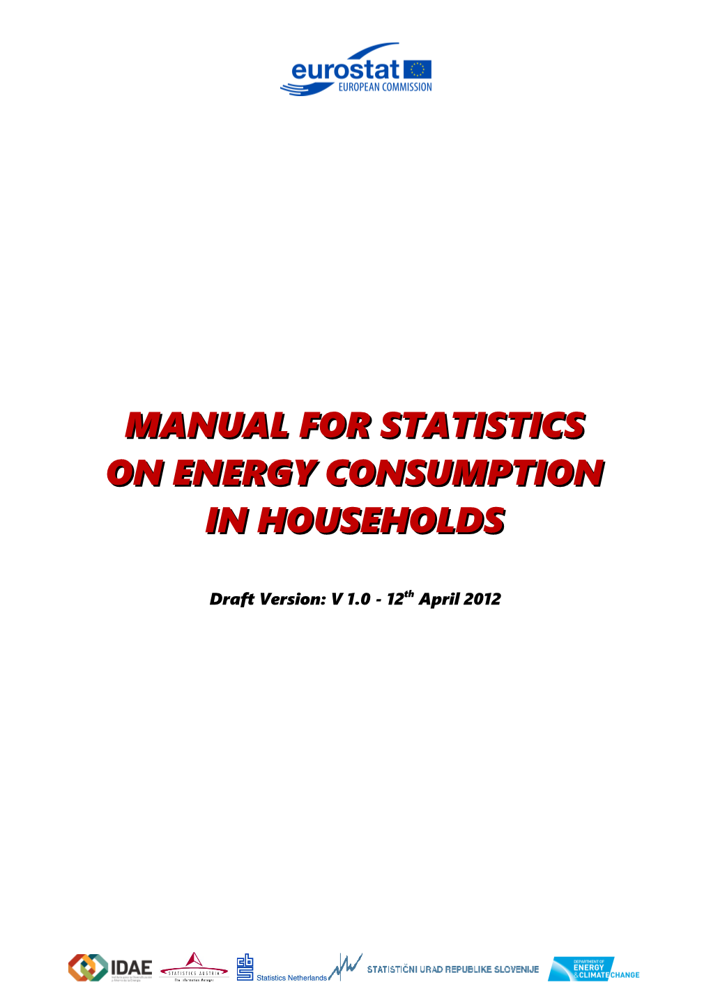 Manual for Statistics