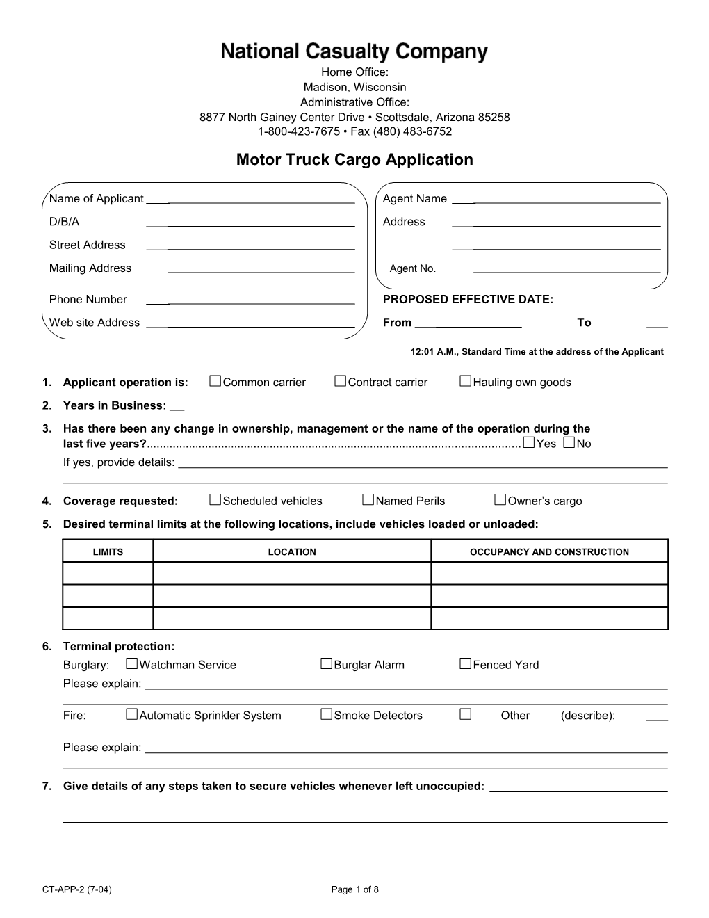 Motor Truck Cargo Application s1