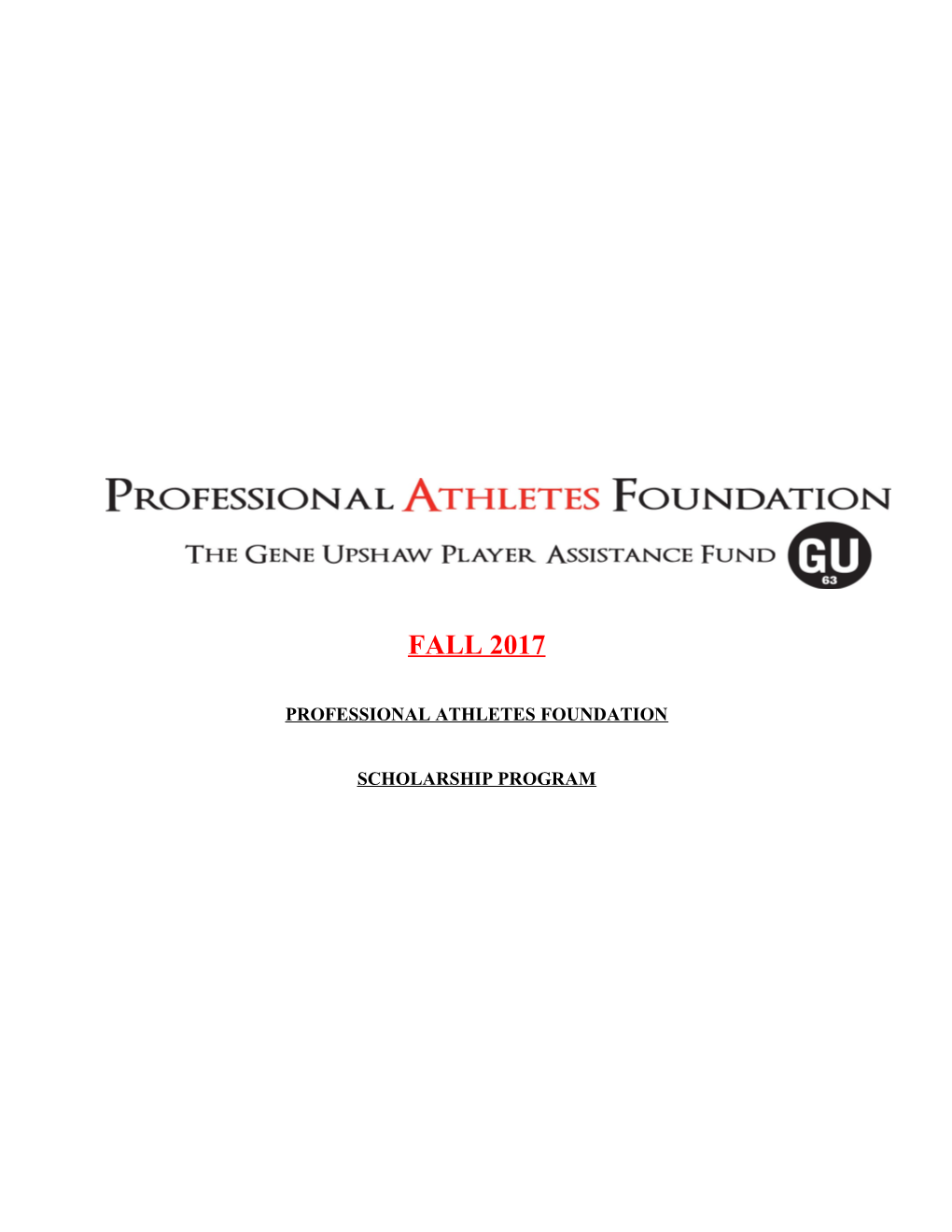 Professional Athletes Foundation