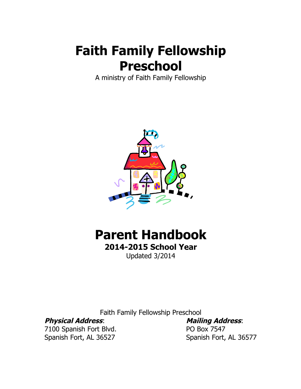 Faith Family Fellowship Preschool