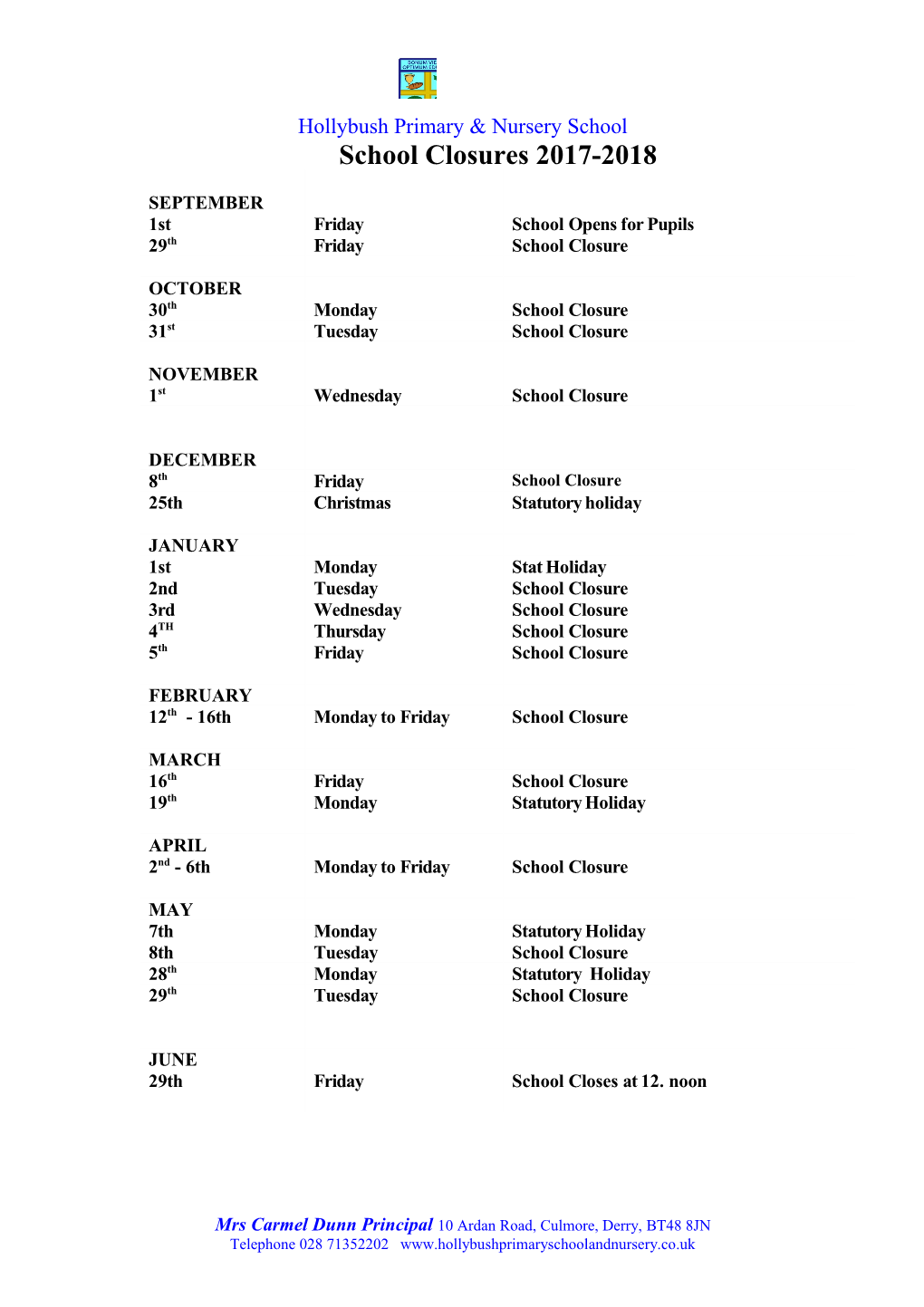 Hollybush Primary & Nursery School