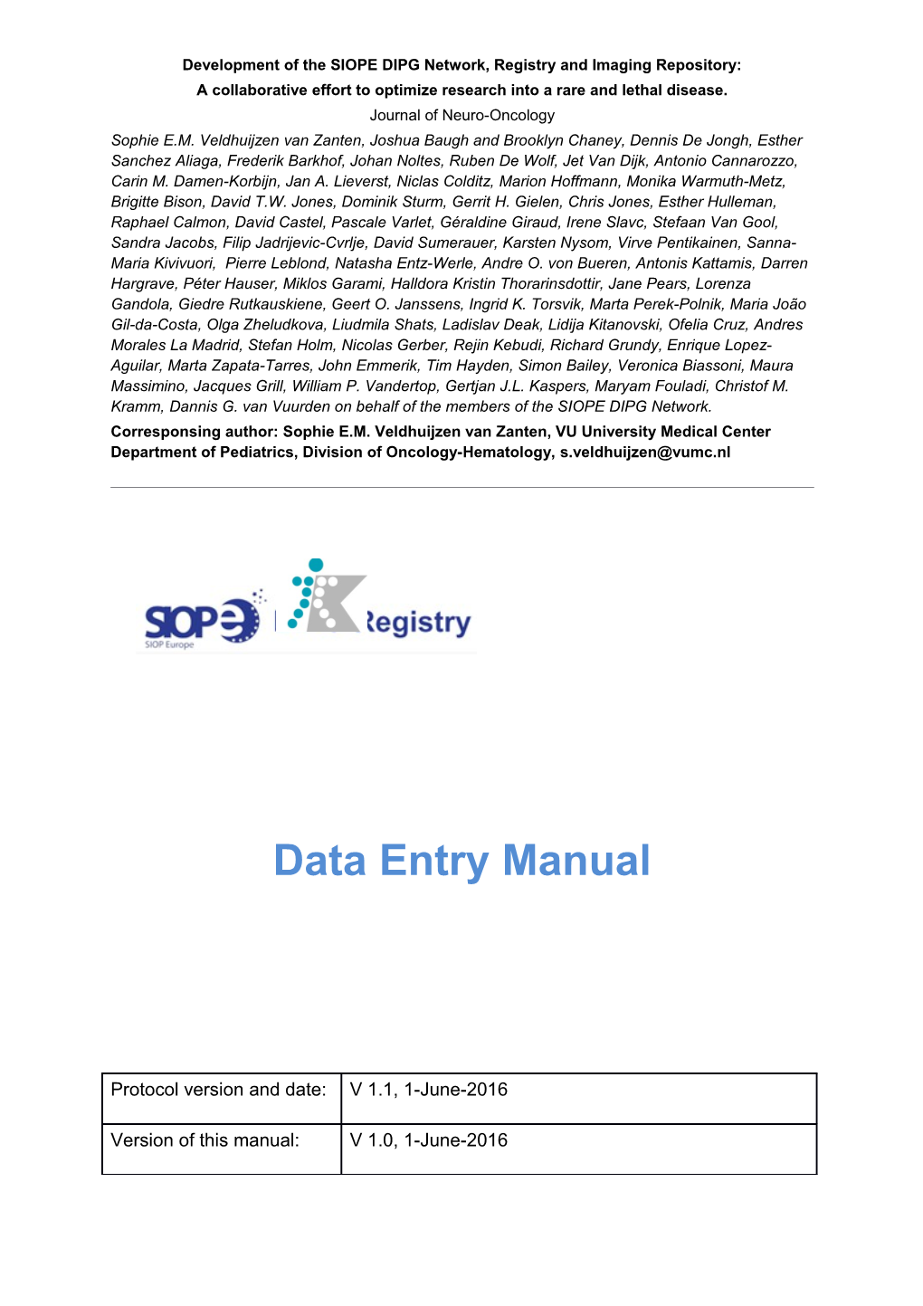 Instructions for Use Template Research Protocol