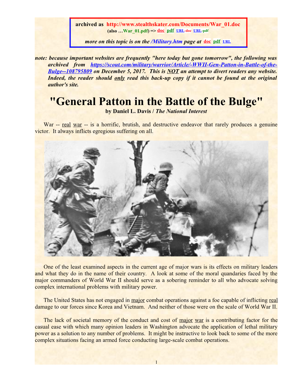 (Also War 01.Pdf) =&gt; Doc Pdf URL-Doc URL-Pdf