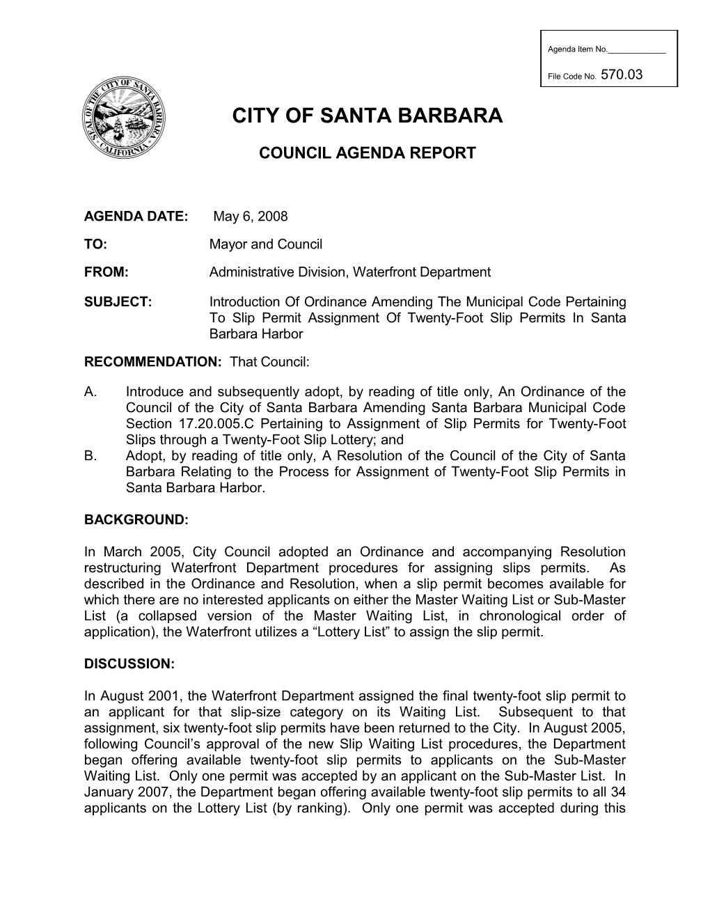 City of Santa Barbara s28