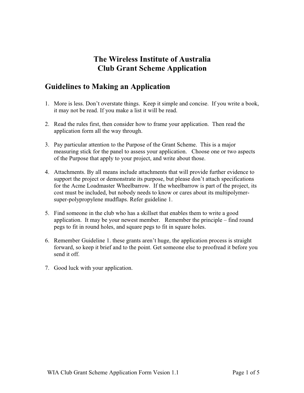 The Wireless Institute of Australia