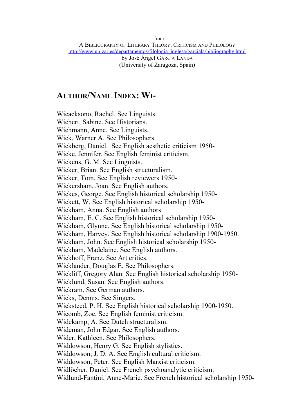 From a Bibliography of Literary Theory, Criticism and Philology s17