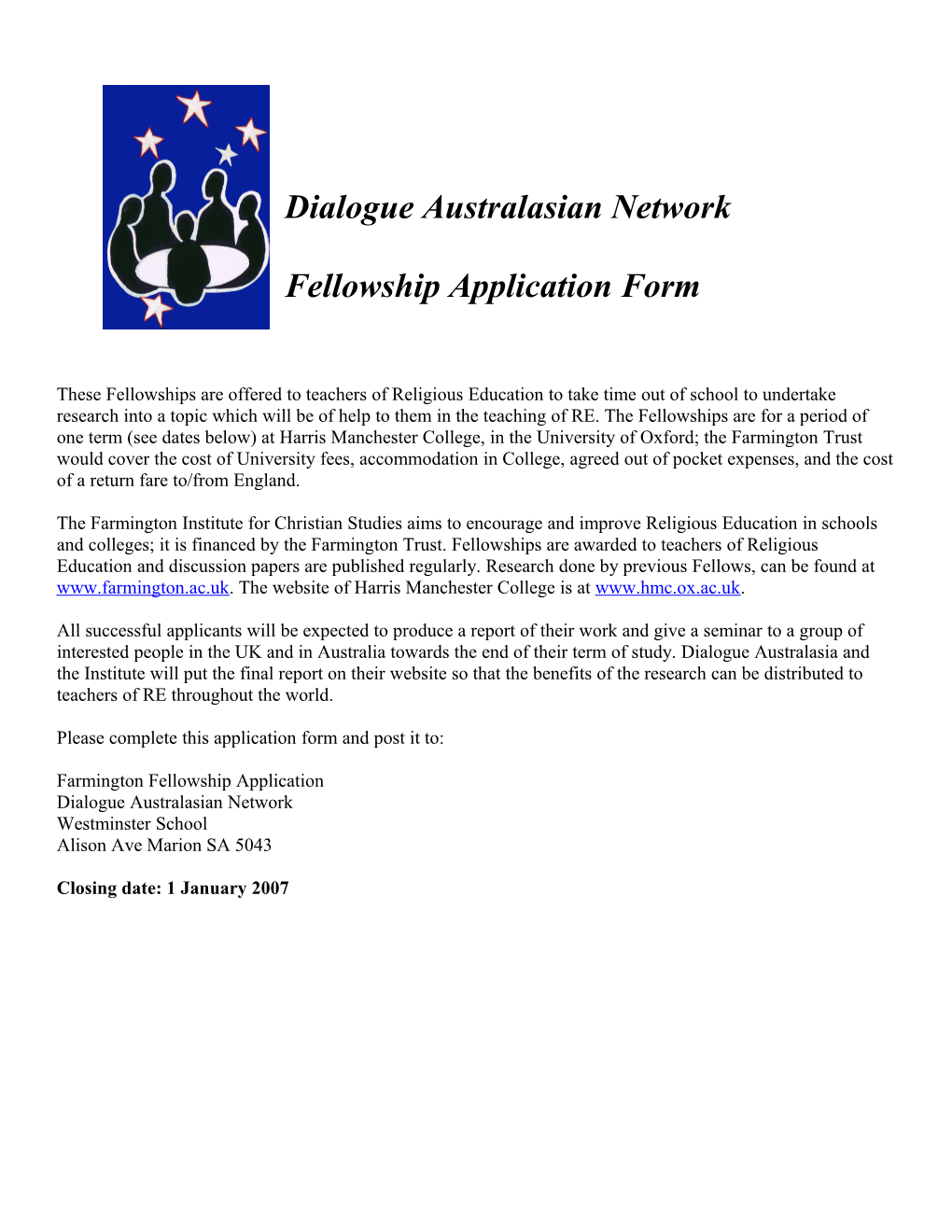 Dialogue Australasian Network