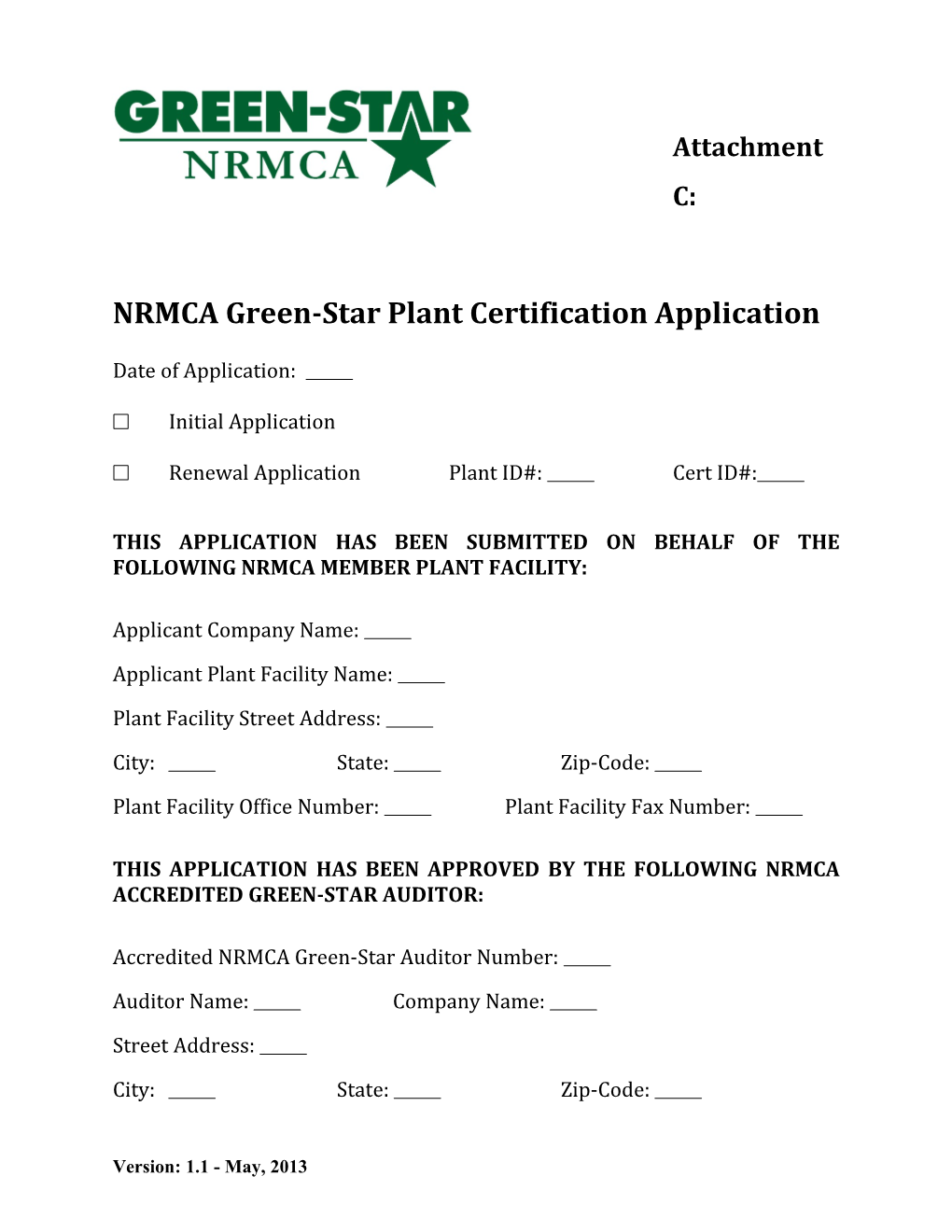 Green Star Certification Program