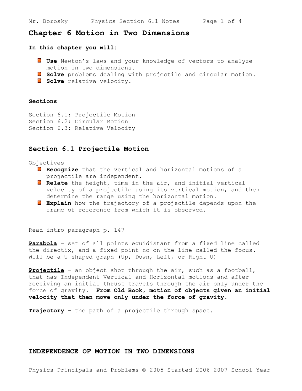 Chapter 2 Representing Motion