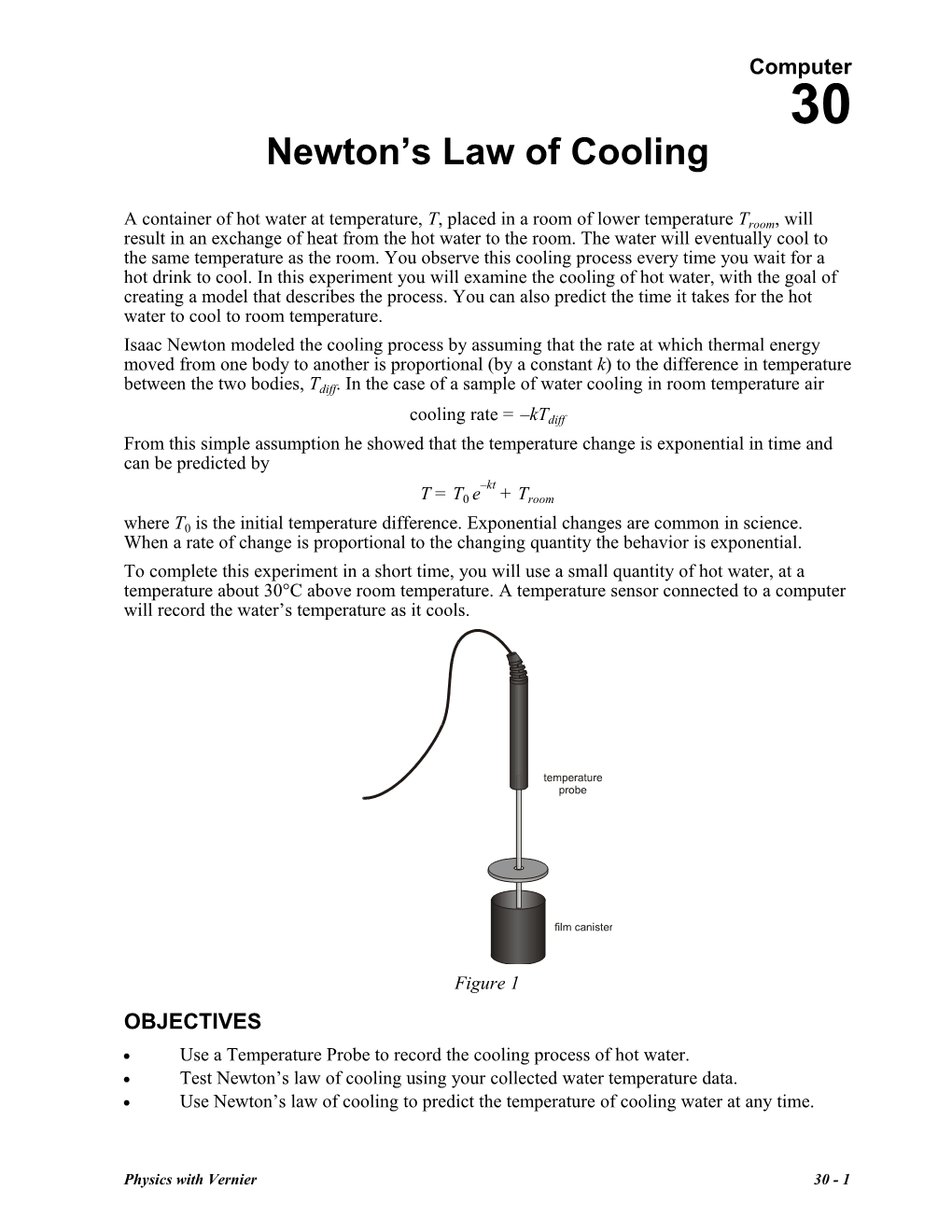 Newton S Law of Cooling