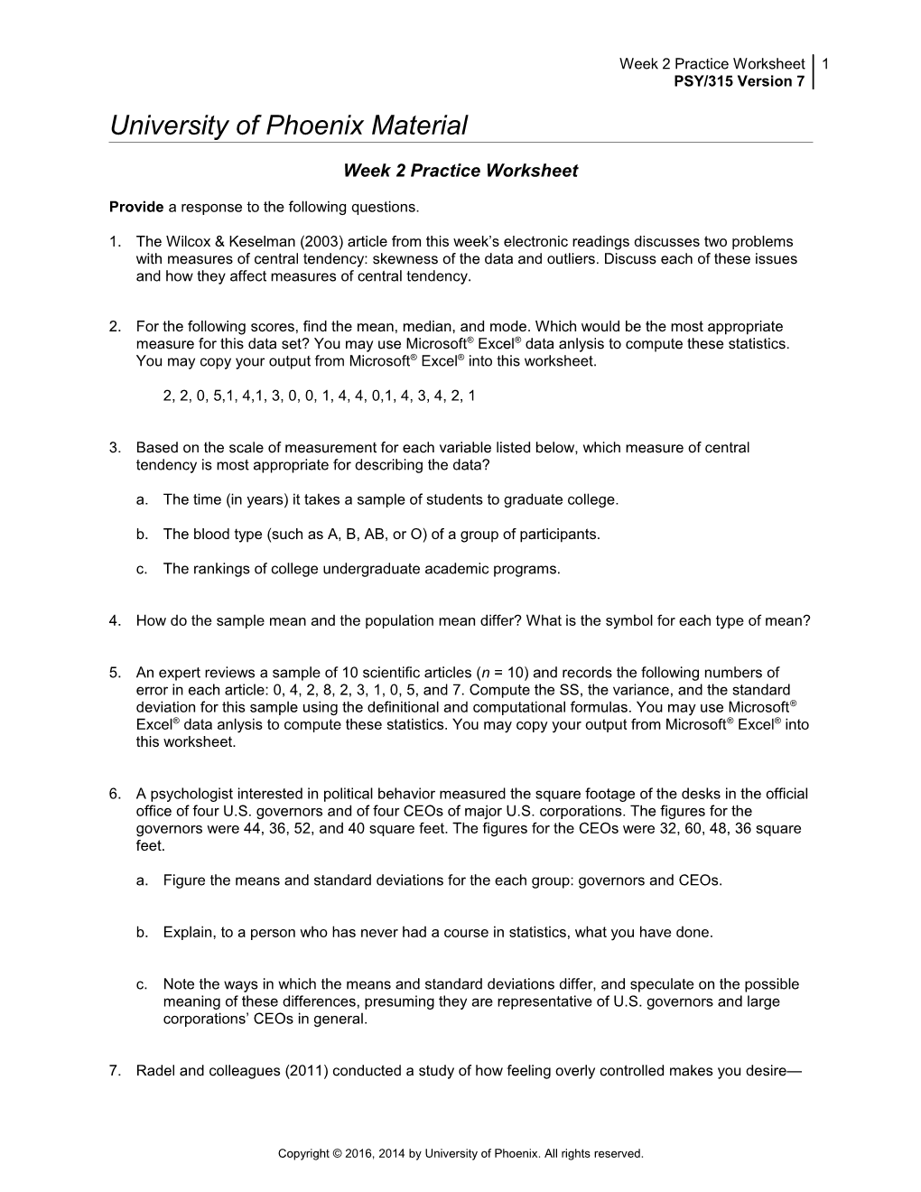 Week 2 Practice Worksheet