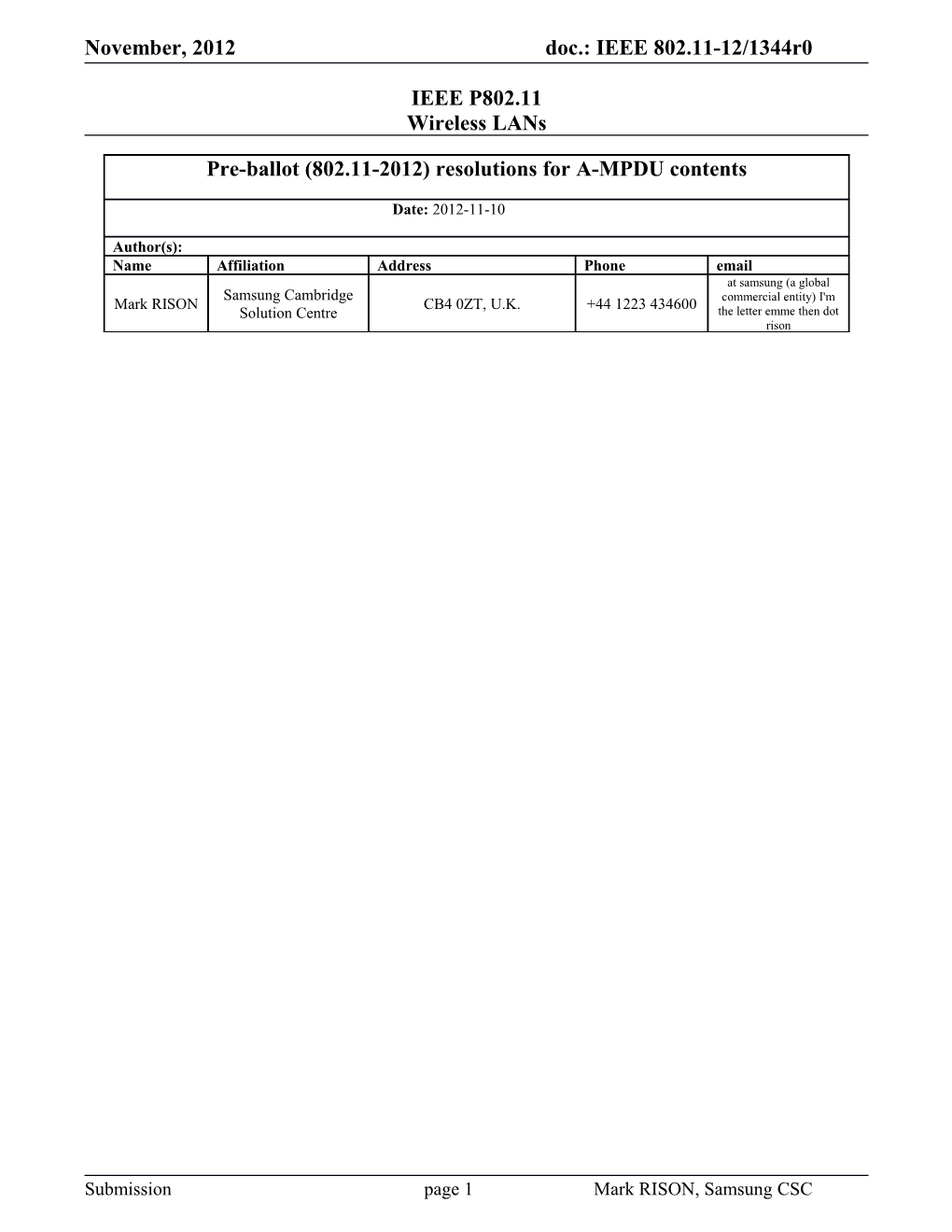 IEEE P802.11 Wireless Lans s58