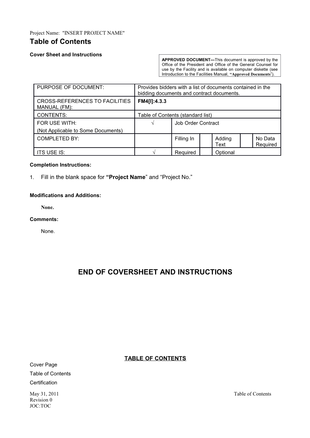 APPROVED DOCUMENT This Document Is Approved by the Office of the President and Office Of s2