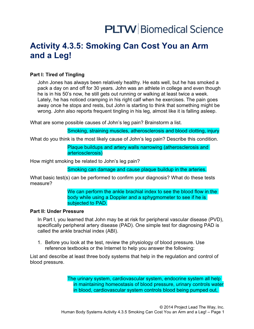Activity 4.3.5: Smoking Can Cost You an Arm and a Leg!