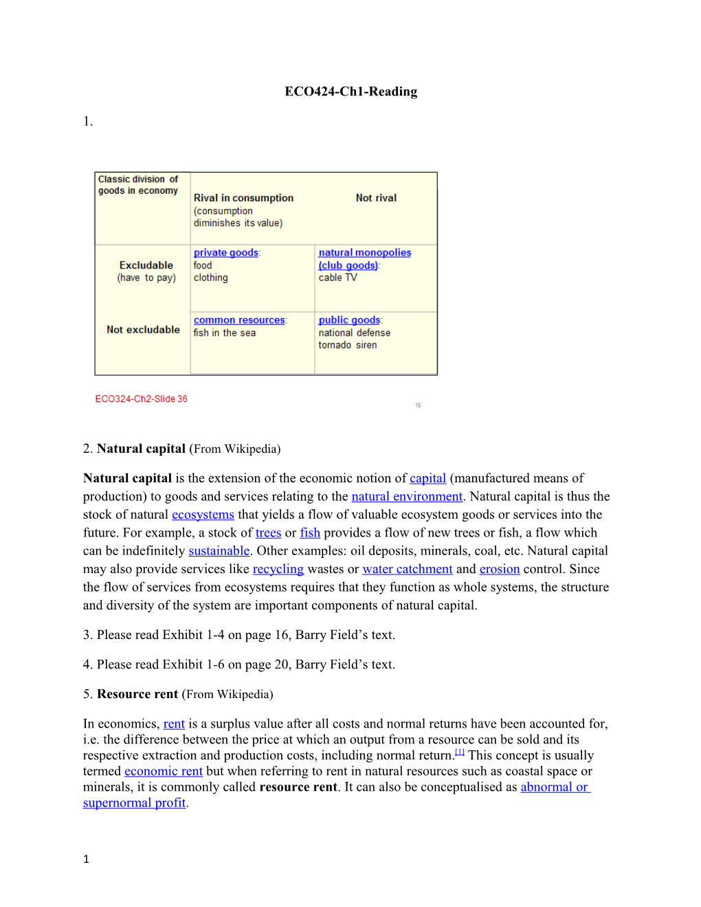 2. Natural Capital (From Wikipedia)