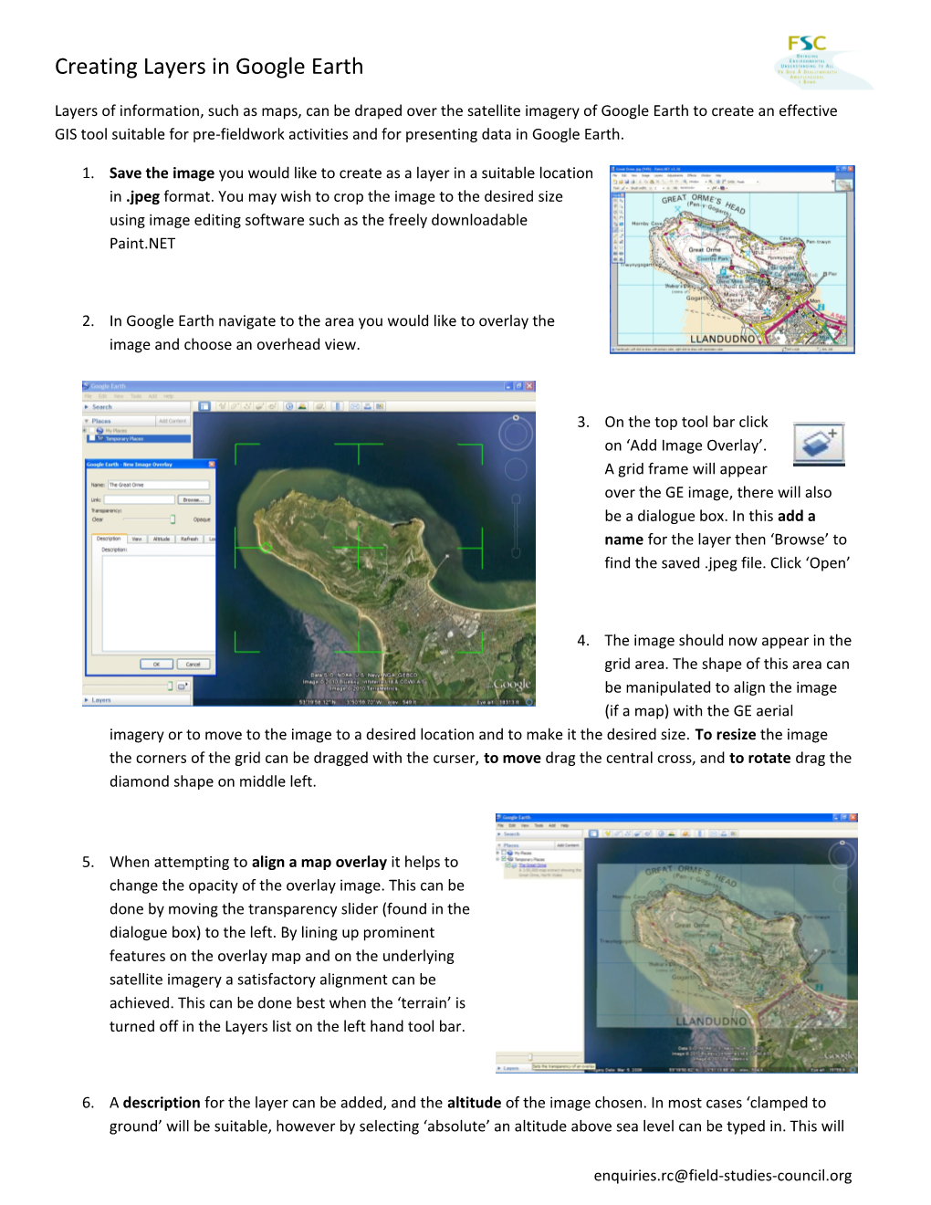 Creating Layers in Google Earth