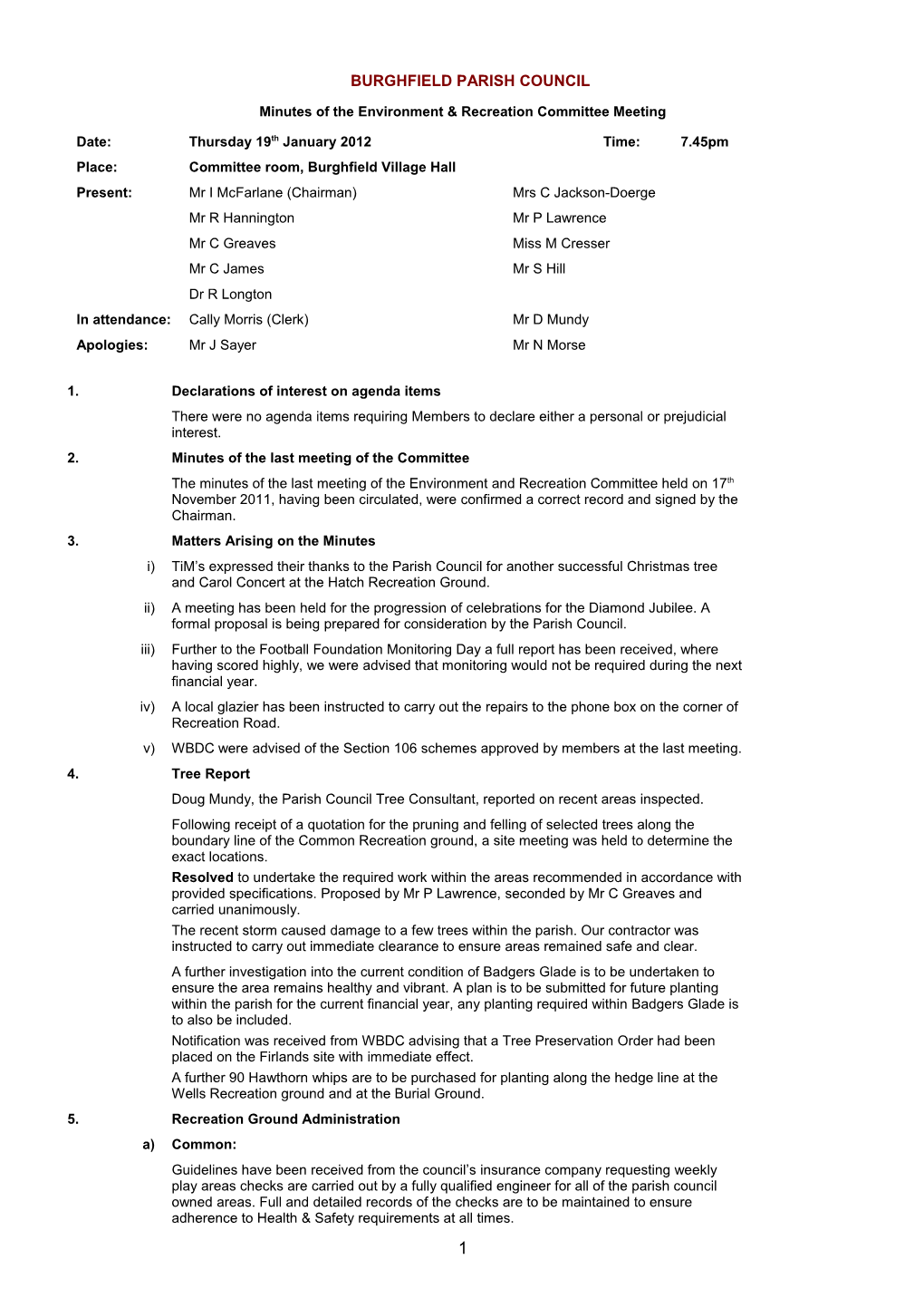 Silchester Parish Council s1