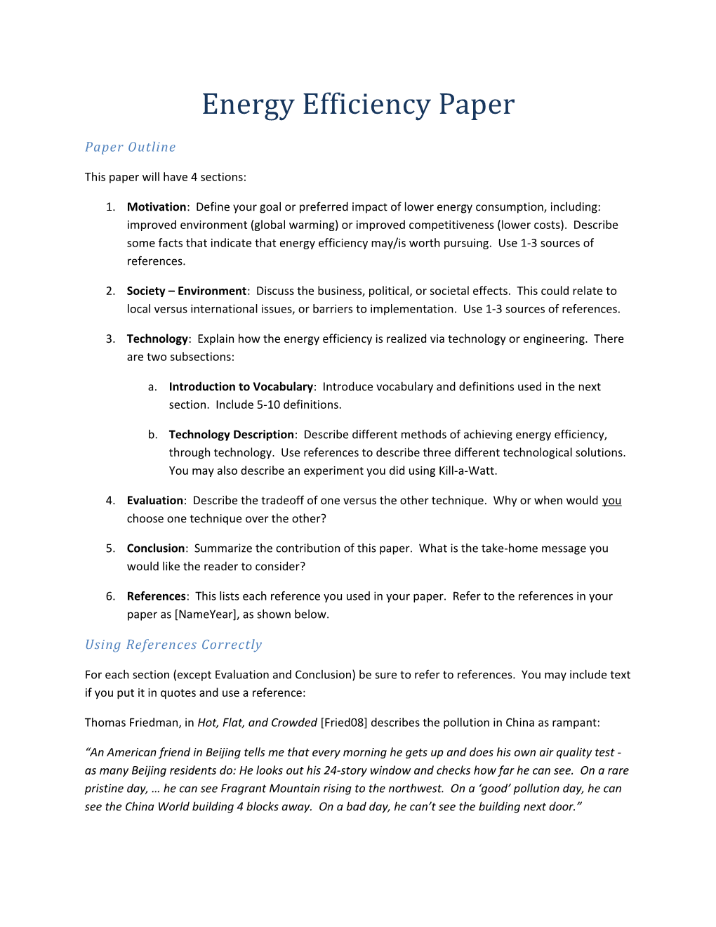 Energy Efficiency Paper