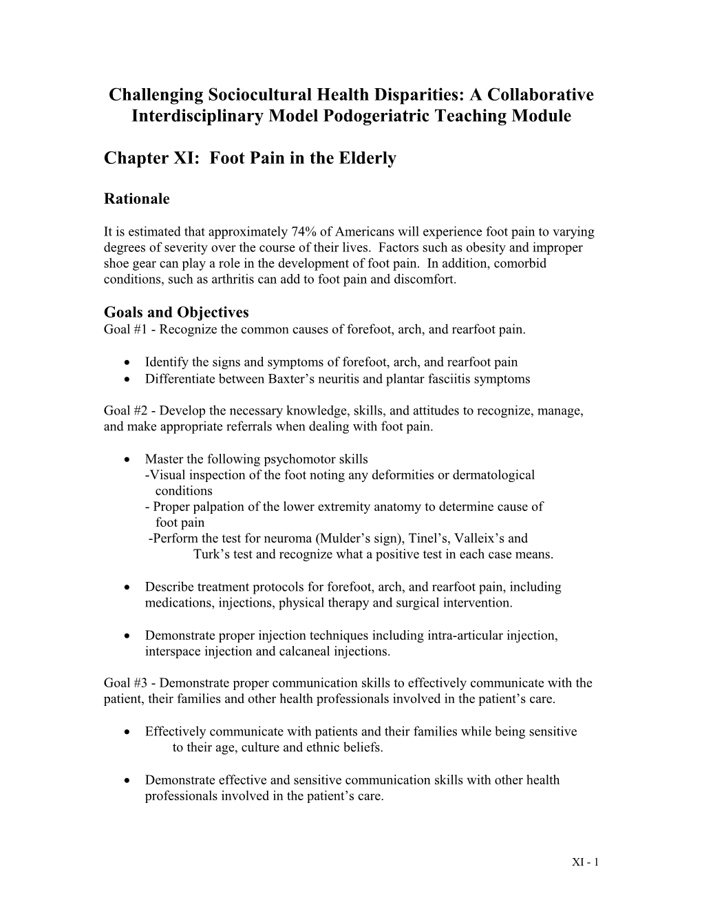 Challenging Sociocultural Health Disparities: a Collaborative Interdisciplinary Model