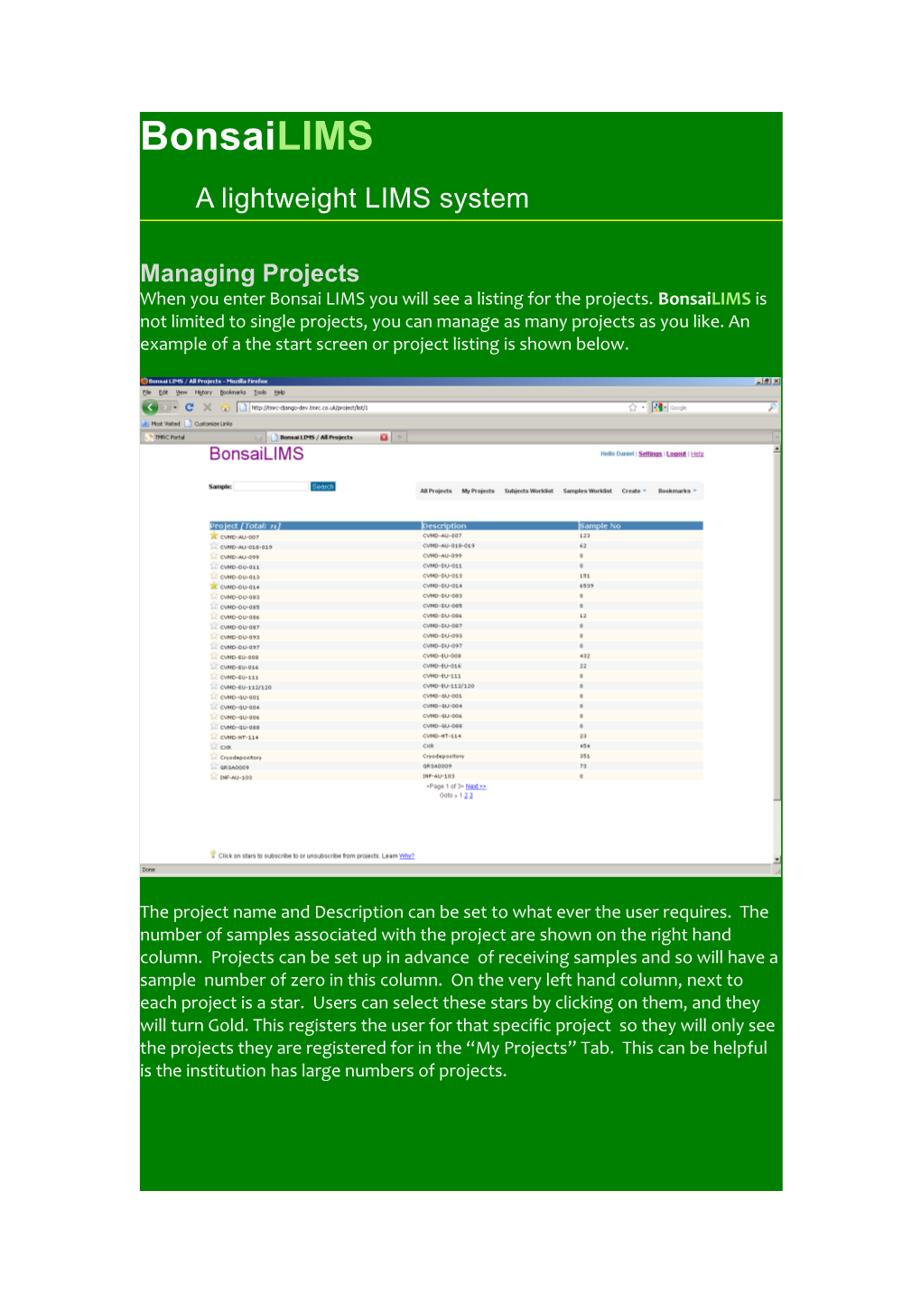 A Lightweight LIMS System