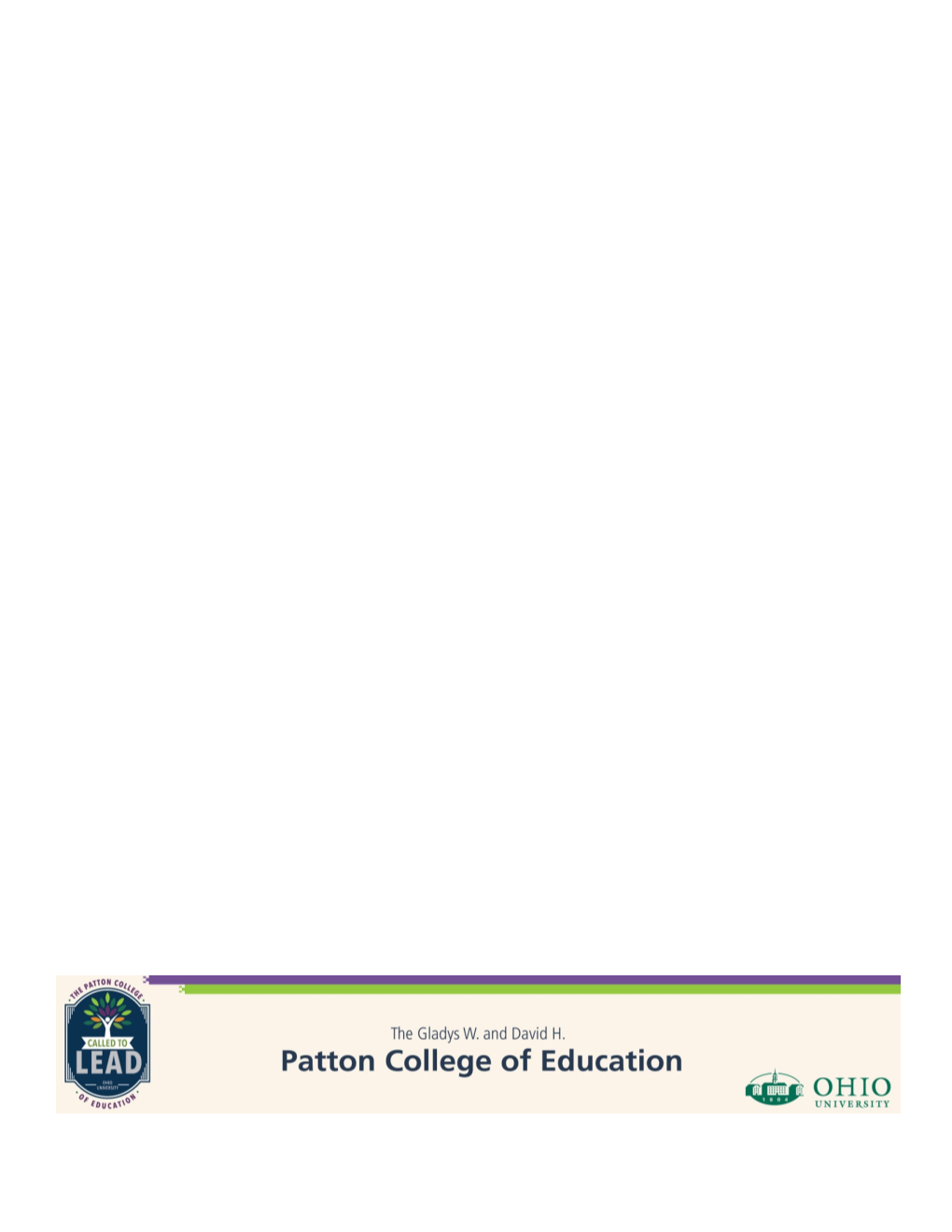 Patton College of Education Resource Guide
